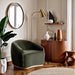 Gustavo - Velvet Upholstered Chair - Simple Home Plus