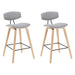 Fox - Swivel Counter Height Stool - Light Brown - Simple Home Plus