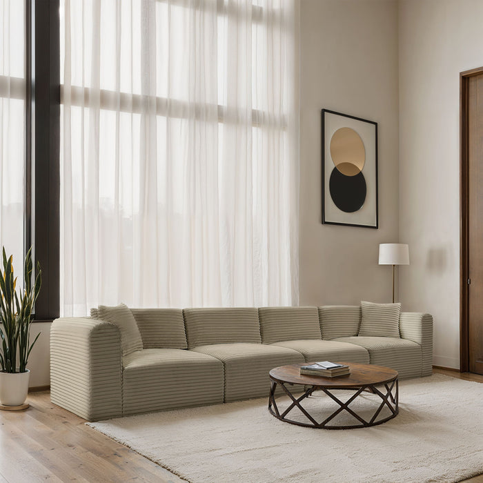Shaggy - 4 Seat Modular Sofa - Simple Home Plus