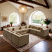 Stellar - 8 Piece Chenille Fabric Upholstered Modular Sectional - Simple Home Plus