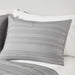 Oliver - Cationic Dyed Clip Jacquard Twin Comforter Set With Throw Pillow - Gray - Simple Home Plus