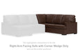 McDowlan - RAF Sofa With Corner Wedge - Coffee - Simple Home Plus