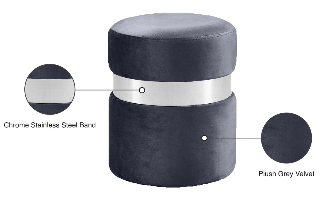 Hailey - Round Ottoman - Simple Home Plus