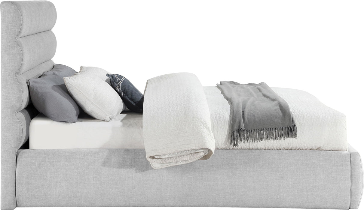 Adam - Linen Fabric Bed With 52" Headboard - Simple Home Plus