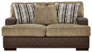 Alesbury - Chocolate - Loveseat - Simple Home Plus