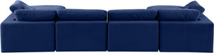 Comfy - 6 Piece Velvet Modular Double Chaise Sectional - Simple Home Plus
