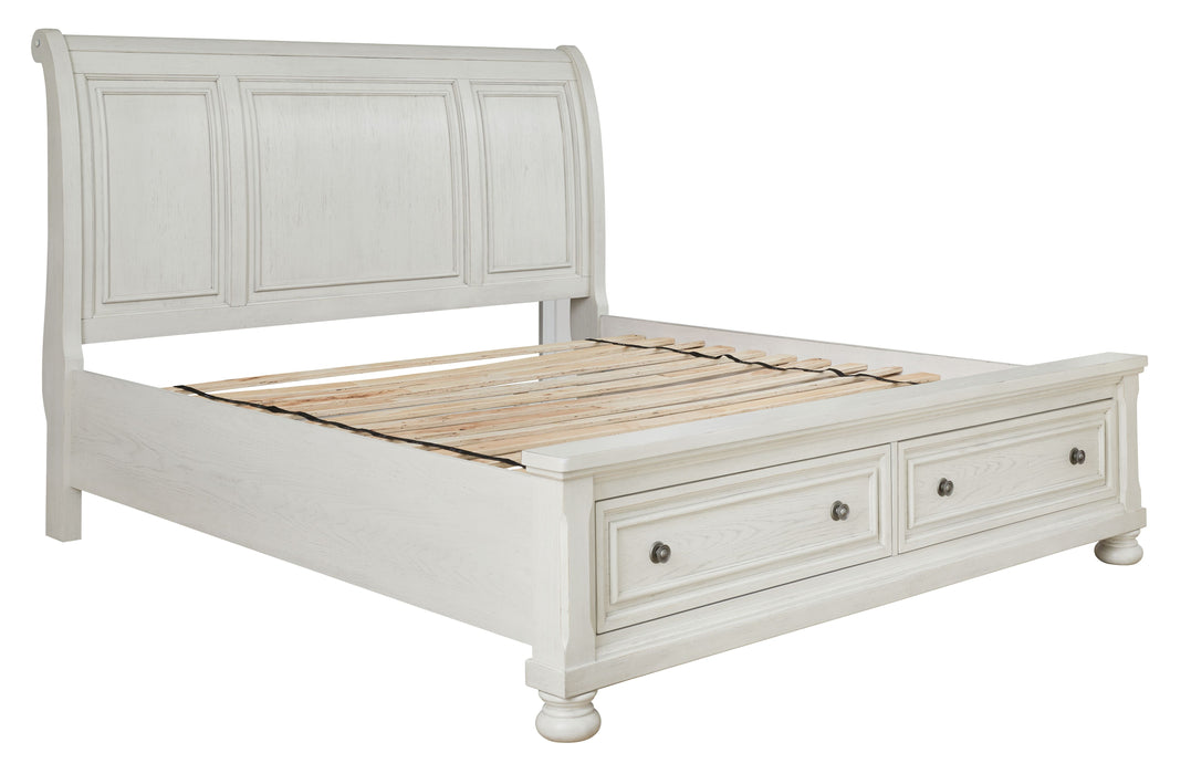 Robbinsdale - Sleigh Bed - Simple Home Plus