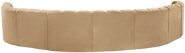 Arc - Velvet 8 Piece U-Shaped Modular Sofa - Simple Home Plus