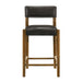 Bennet - Modern Wood Counter Height Kitchen Bar Stool - Simple Home Plus