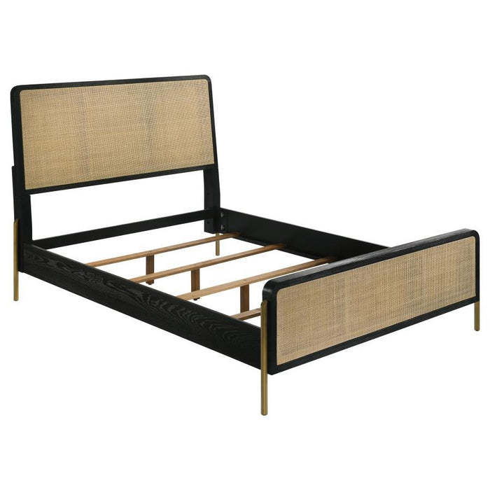 Arini - Rattan Panel Bed - Simple Home Plus