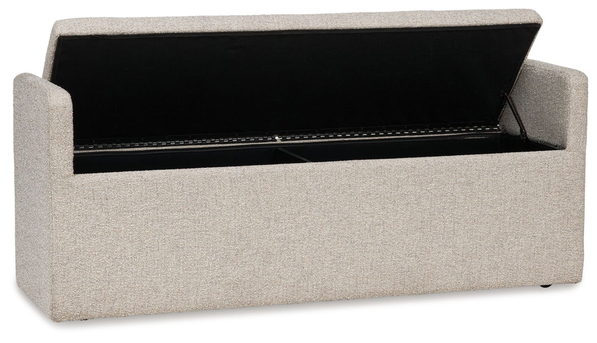 Galliden - Beige - Large Upholstered Dining Room Bench - Simple Home Plus