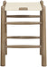 Santos - Backless Counter Stool With Stained Brown Base - Simple Home Plus