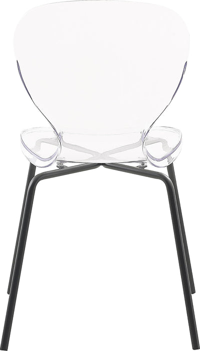 Clarion - Metal Dining Chair (Set of 2) - Matte Black