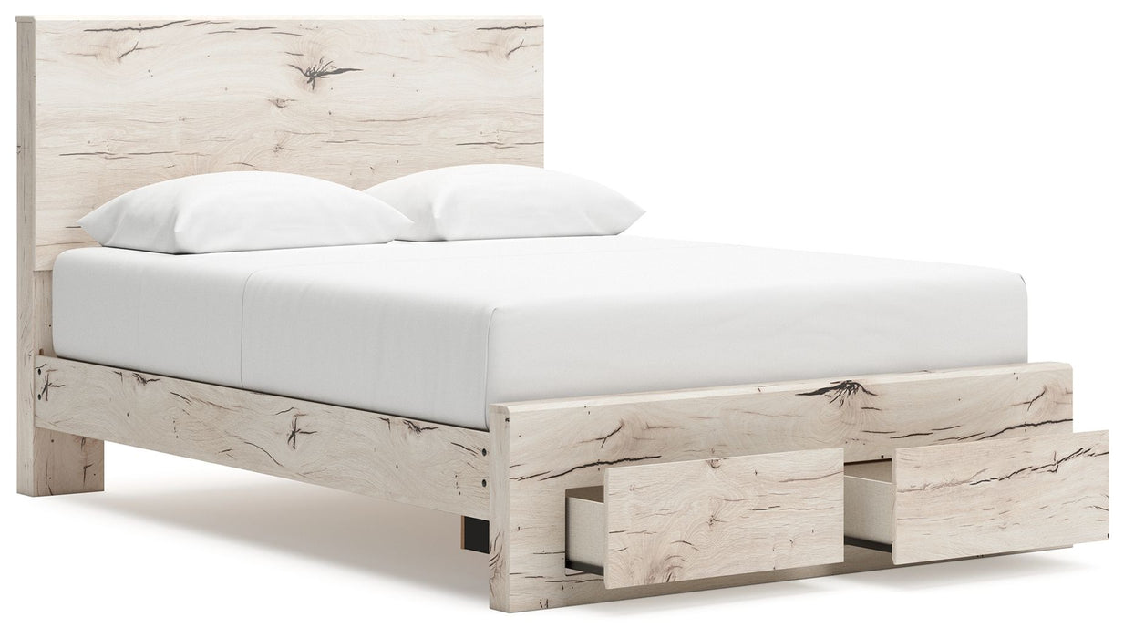Lawroy - Panel Bed With Storage - Simple Home Plus