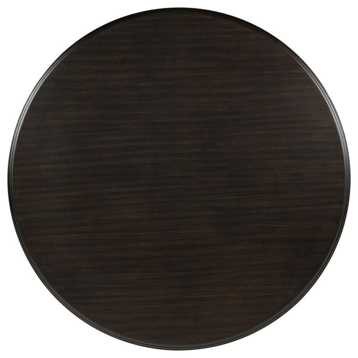 Twyla - 60" Round Wood Dining Room Table - Dark Cocoa - Simple Home Plus