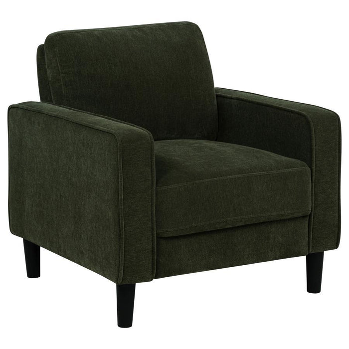 Ruth - Upholstered Track Arm Accent Chair - Simple Home Plus