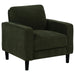 Ruth - Upholstered Track Arm Accent Chair - Simple Home Plus