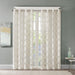 Eden - 63" Fretwork Burnout Sheer Panel - Ivory - Simple Home Plus