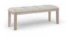 Ananda - Fabric Upholstered Bench - Simple Home Plus