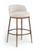 Ferro - Performance Fabric Upholstered Bar Stool - Antique Bronze - Simple Home Plus