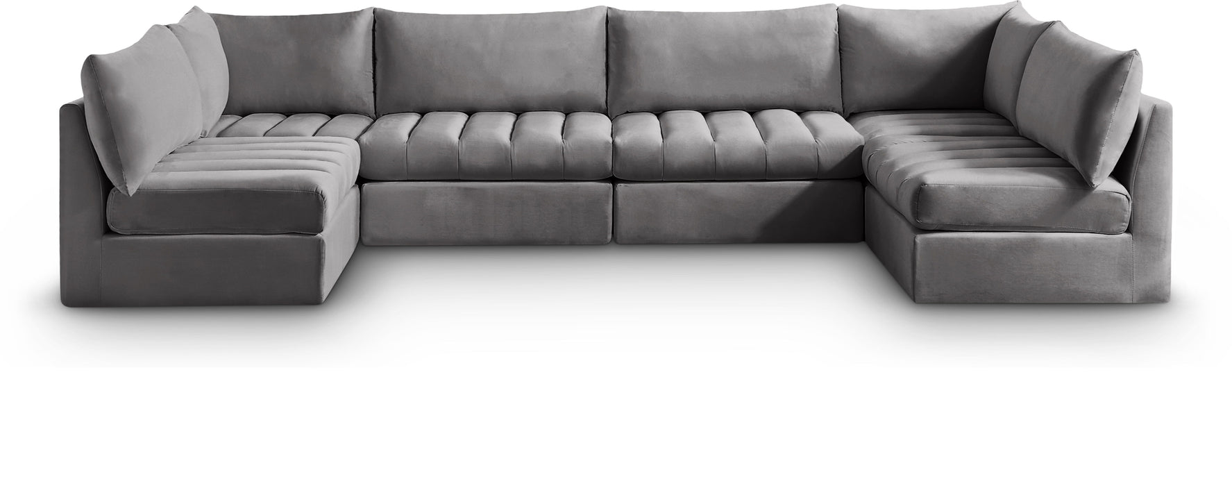 Jacob - Modular U-Shaped Sectional 6 Piece - Simple Home Plus