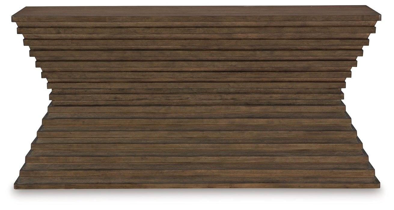 Hannodream - Warm Brown - Sofa Table - Simple Home Plus