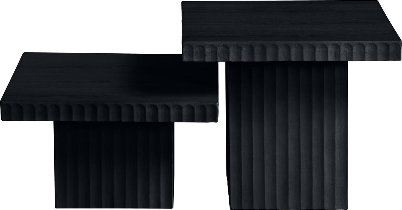 Spencer - Oak Veneer 2 Piece Coffee Table - Simple Home Plus