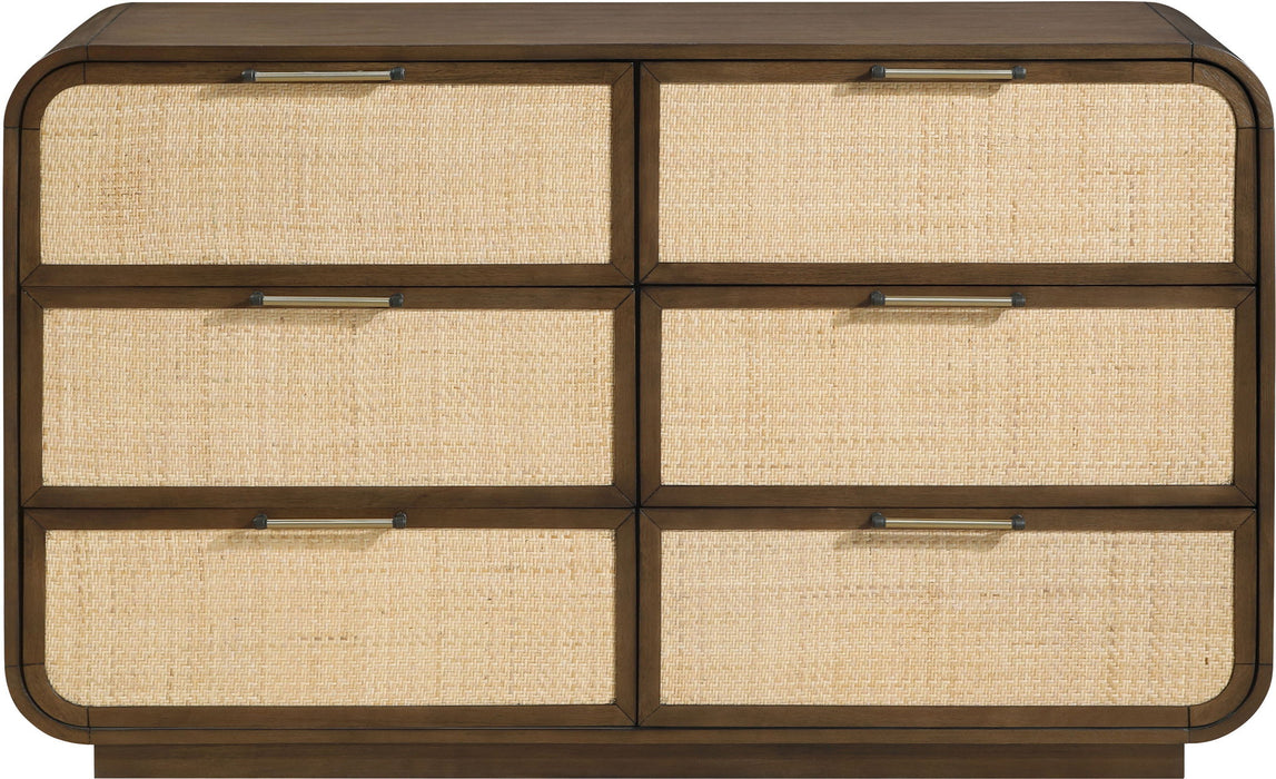 Windsor - Solid Wood Dresser - Brown - Simple Home Plus