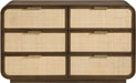 Windsor - Solid Wood Dresser - Brown - Simple Home Plus