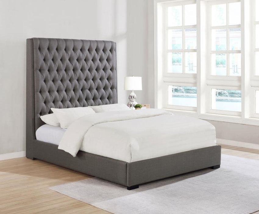 Camille - Upholstered Panel Bed - Simple Home Plus