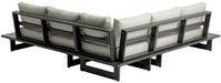 Maldives - Water Resistant Outdoor Patio Sectional With Gray Frame - Simple Home Plus