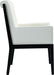Gwendolyn - Faux Leather Dining Arm Chair With Black Frame - Simple Home Plus