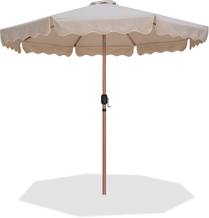 Amalfi - Patio Umbrella - Light Brown Pole - Simple Home Plus