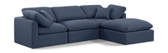 Indulge - Linen 4 Piece Modular Sectional With Chaise - Simple Home Plus