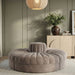 Rummi - Round Velvet Performance Fabric Upholstered 4 Piece Modular Sofa - Simple Home Plus