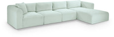 Shaggy - 4 Piece Modular Sectional - Simple Home Plus