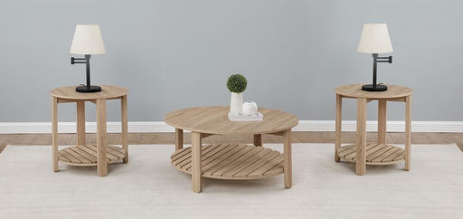 Fowler - Round Coffee Table Set - Simple Home Plus