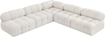 Ames - 5 Piece Fabric Modular Corner Sectional - Simple Home Plus