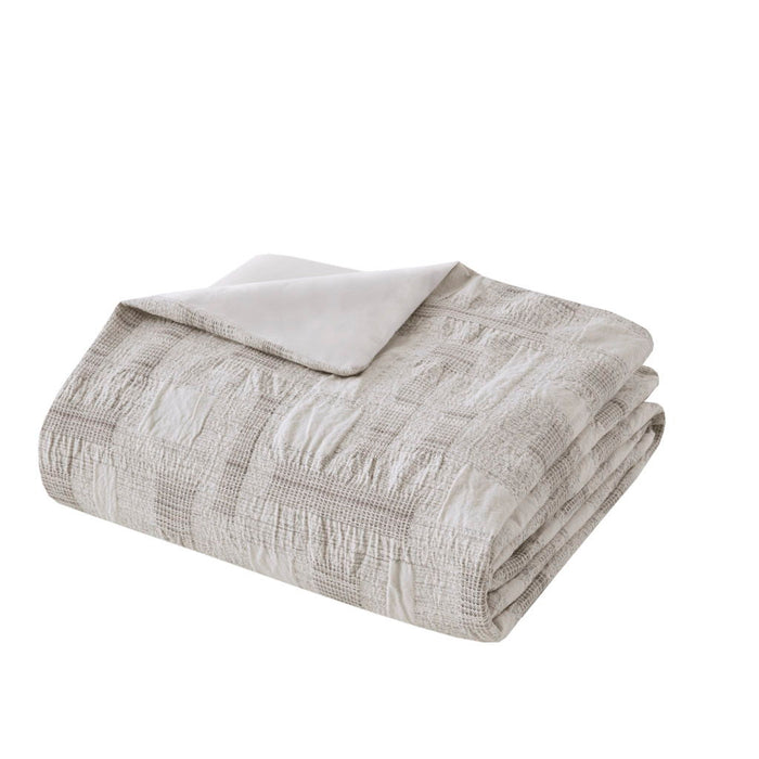 Cairo - 3 Piece King/California King Duvet Set - Ivory - Simple Home Plus