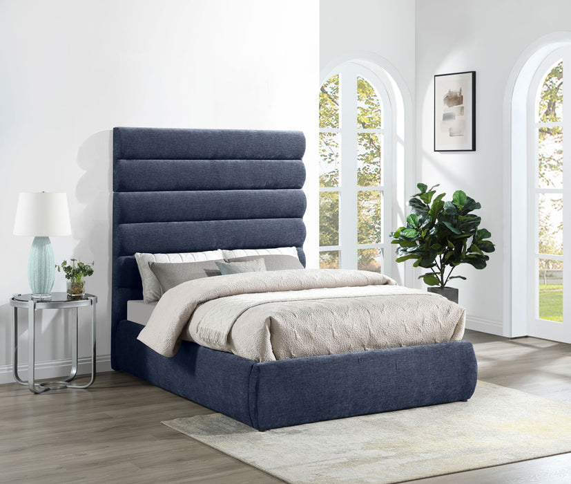 Adam - Chenille Fabric Bed With 70.5" Headboard - Simple Home Plus