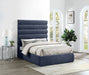 Adam - Chenille Fabric Bed With 70.5" Headboard - Simple Home Plus