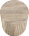 Catania - Concrete Indoor/Outdoor End Table - Travertine - Simple Home Plus