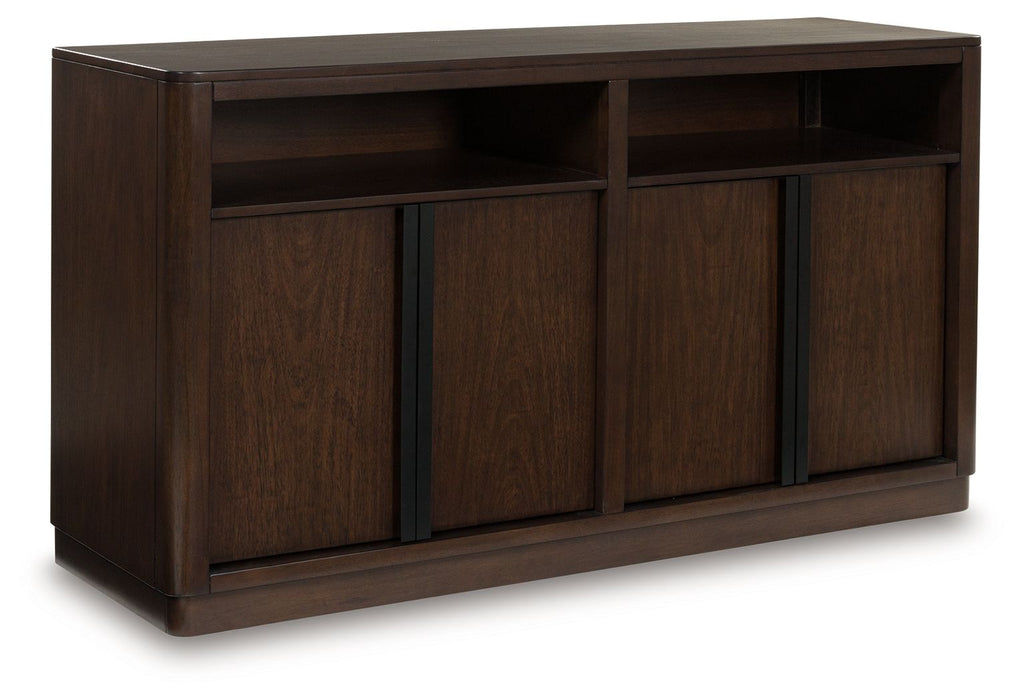 Dilenno - Dark Brown - Dining Room Server - Simple Home Plus