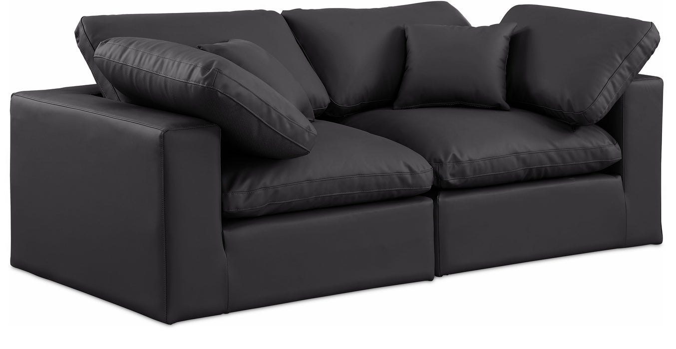 Comfy - Faux Leather Modular Sofa 2 Seats - Simple Home Plus