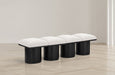 Pavilion - 4 Piece Modular Bench With Black Base - Simple Home Plus