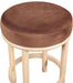 Monette - Counter Stool With Natural Base - Cognac - Simple Home Plus