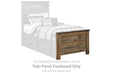 Trinell - Twin Panel Footboard - Brown - Simple Home Plus