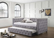 Mockern - Upholstered Twin Daybed With Trundle - Gray - Simple Home Plus