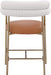 Blake - Counter Stool With Bronze Legs (Set of 2) - Simple Home Plus