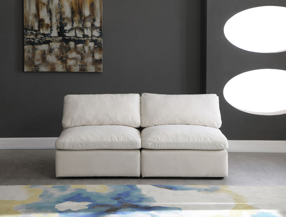 Plush - Modular Armless 2 Seat Sofa - Simple Home Plus